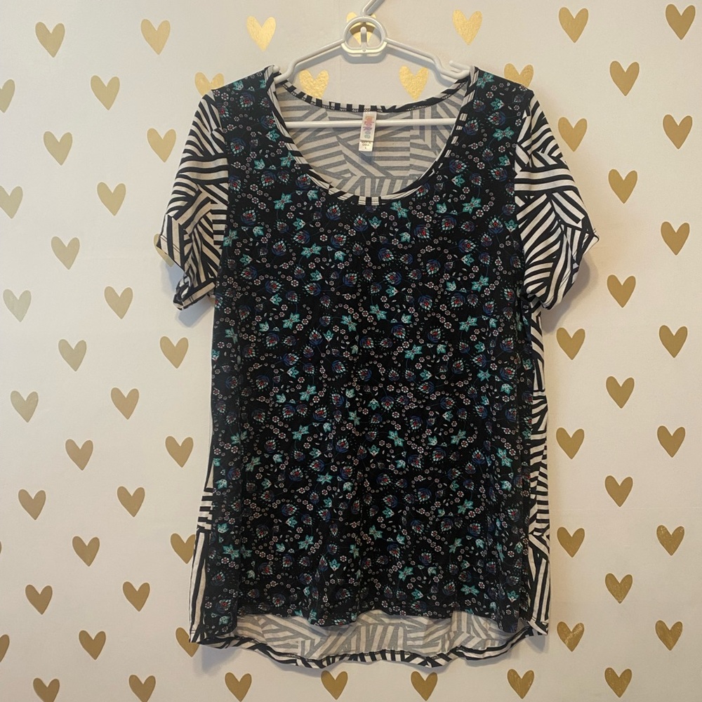 LuLaRoe multi print classic tee